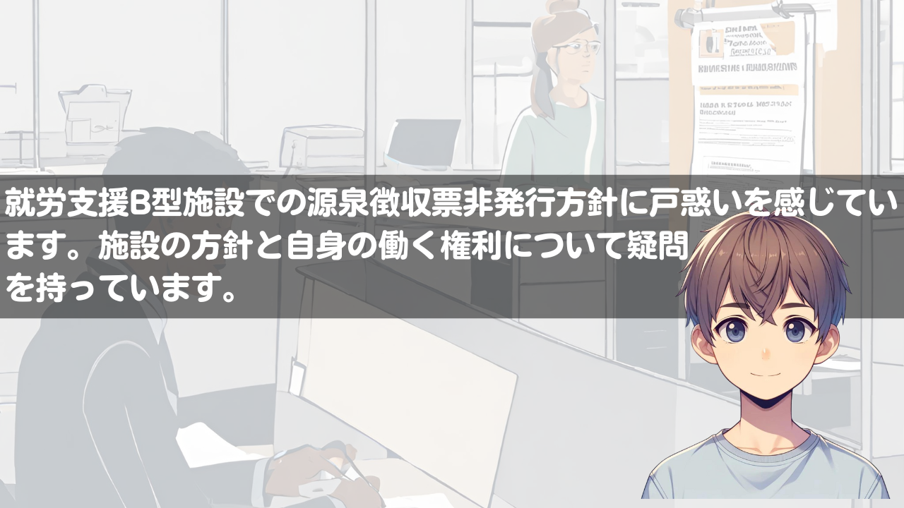 就労継続支援A型事業所での早退・有給休暇の取り扱いについての悩み